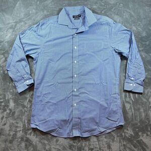 Lauren Ralph Lauren Shirt Mens 16.5 Plaid Slim Fit Button Up Micro Check